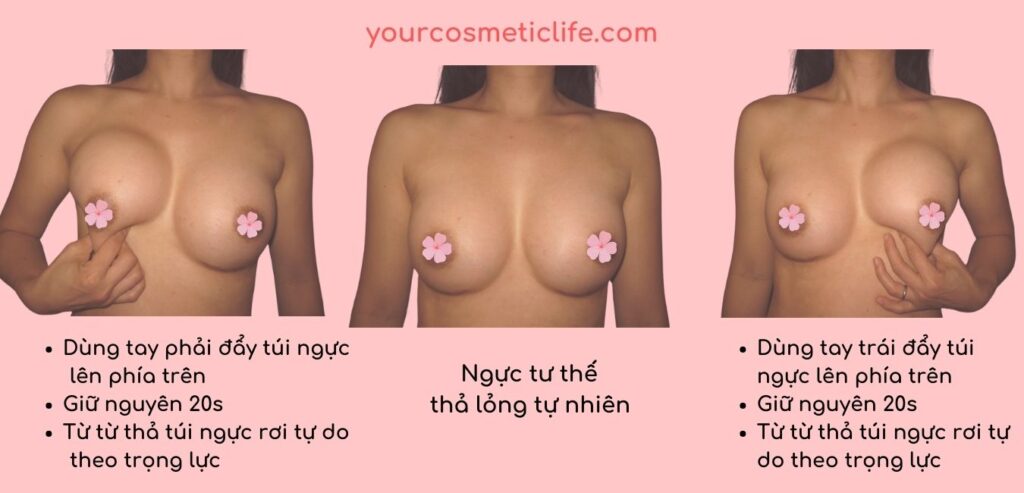Hướng dẫn massage sau nâng ngực