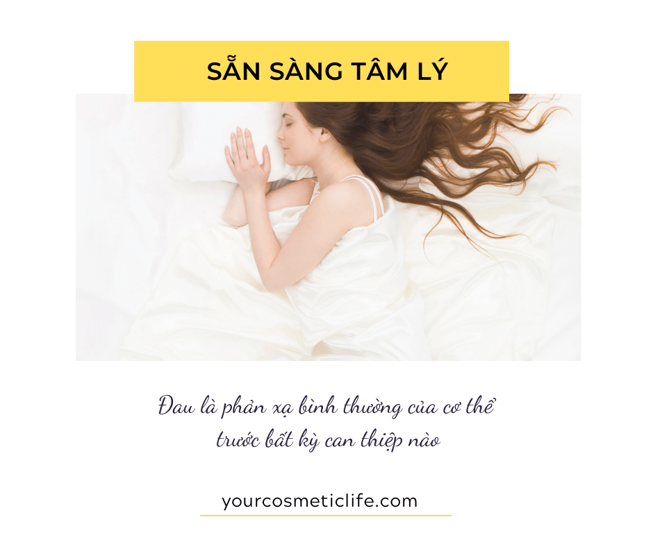 Đau là phản xạ bình thường của cơ thể trước bất kỳ can thiệp nào