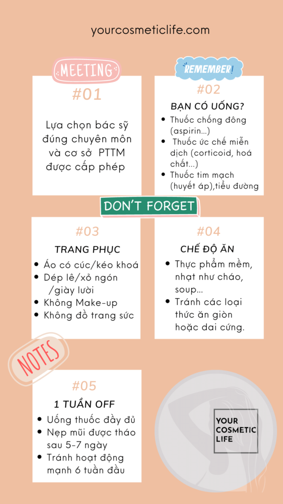 5 lưu ý khi nâng mũi